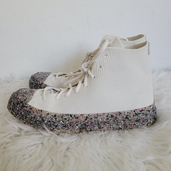 CONVERSE Renew Chuck 70 Knit High 'Egret' Sneakers Shoes Unisex W10 M8 - Picture 4 of 10